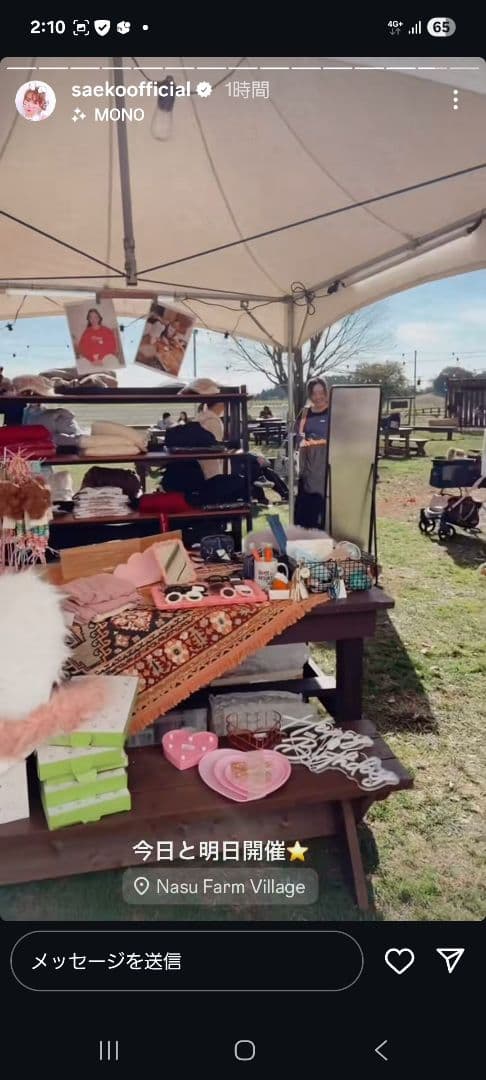 那須ファームビレッジ　ピクニックラグ