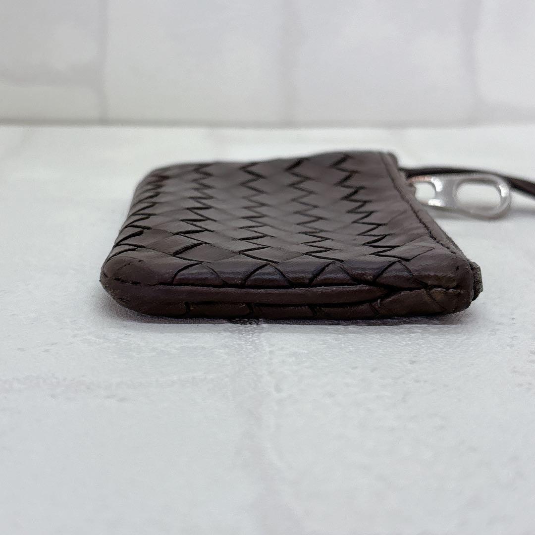 人気✨Bottega Veneta ダークブラウン ケース キーリング付き