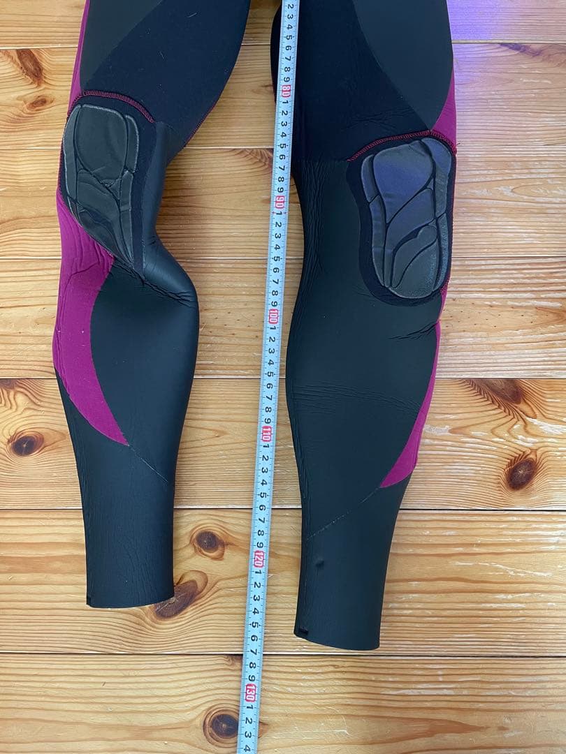 フルスーツ ウェットスーツ ブラック/パープル