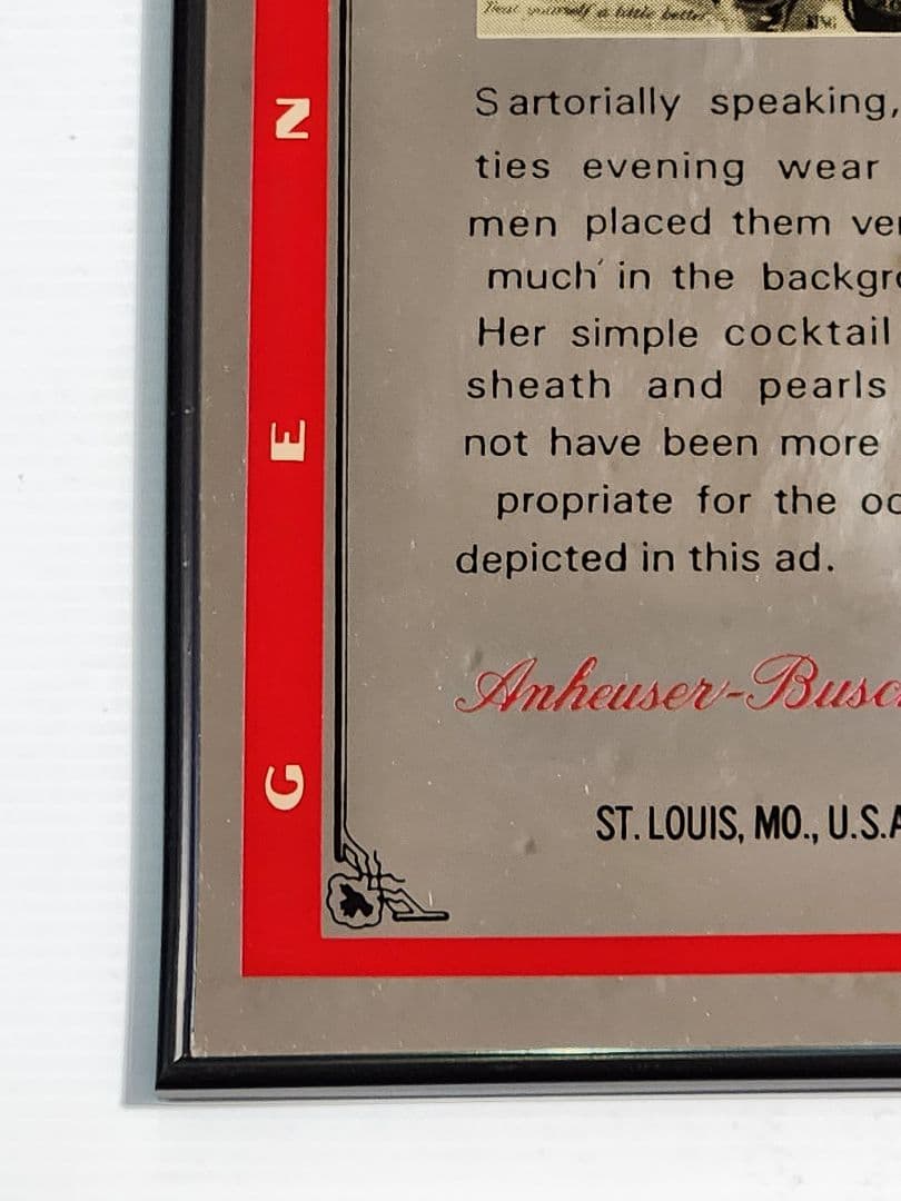 パプミラー　Budweiser バドワイザー/ハイネケン・看板