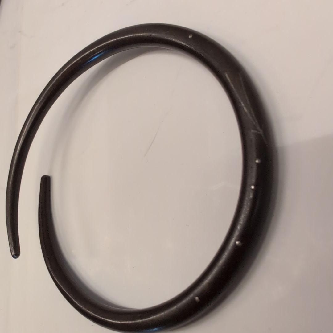 茶道具　釜鐶　嵌金銀松葉　釜釻　釜師　和田美之助造　共箱