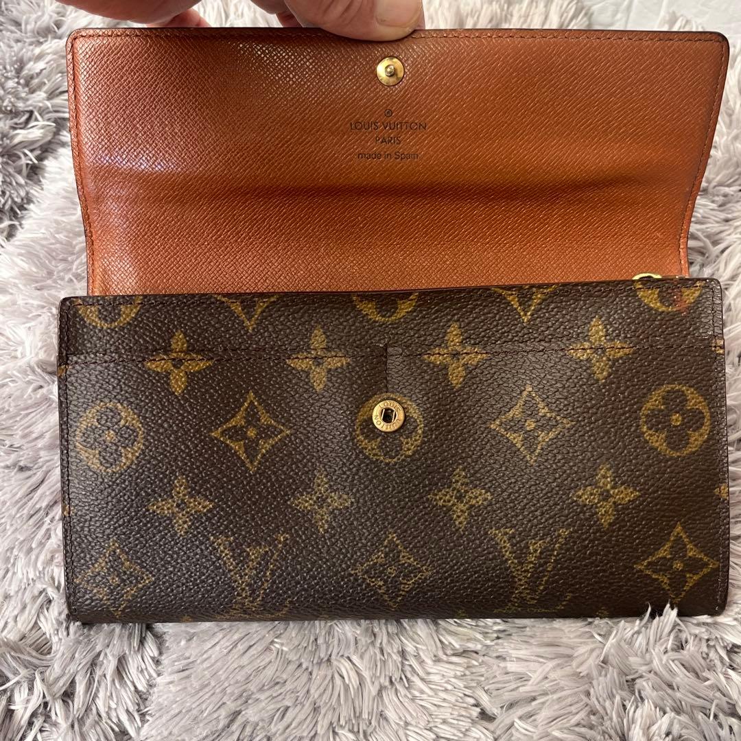 ルイヴィトン　モノグラム　ポルトモネクレディ　長財布　メンズ　レディース