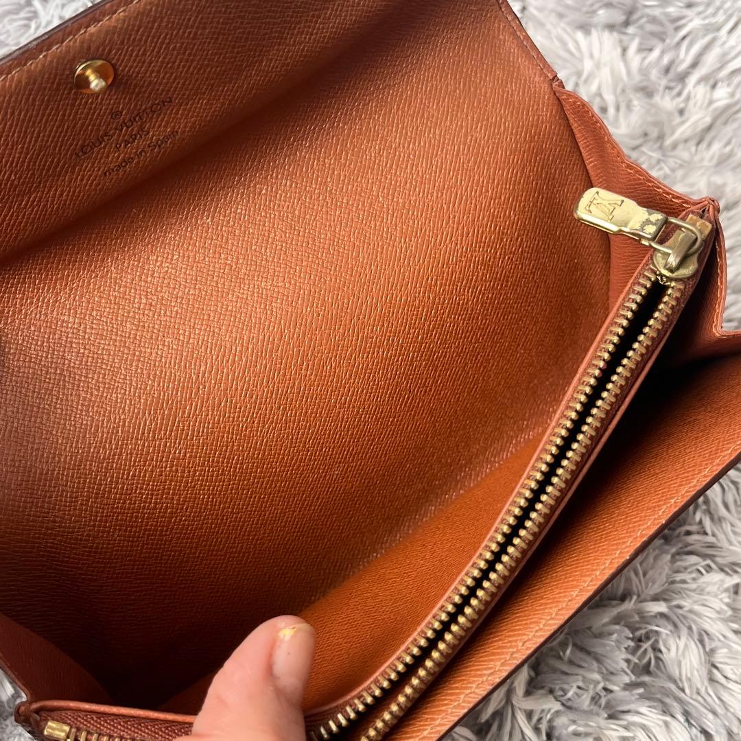 ルイヴィトン　モノグラム　ポルトモネクレディ　長財布　メンズ　レディース