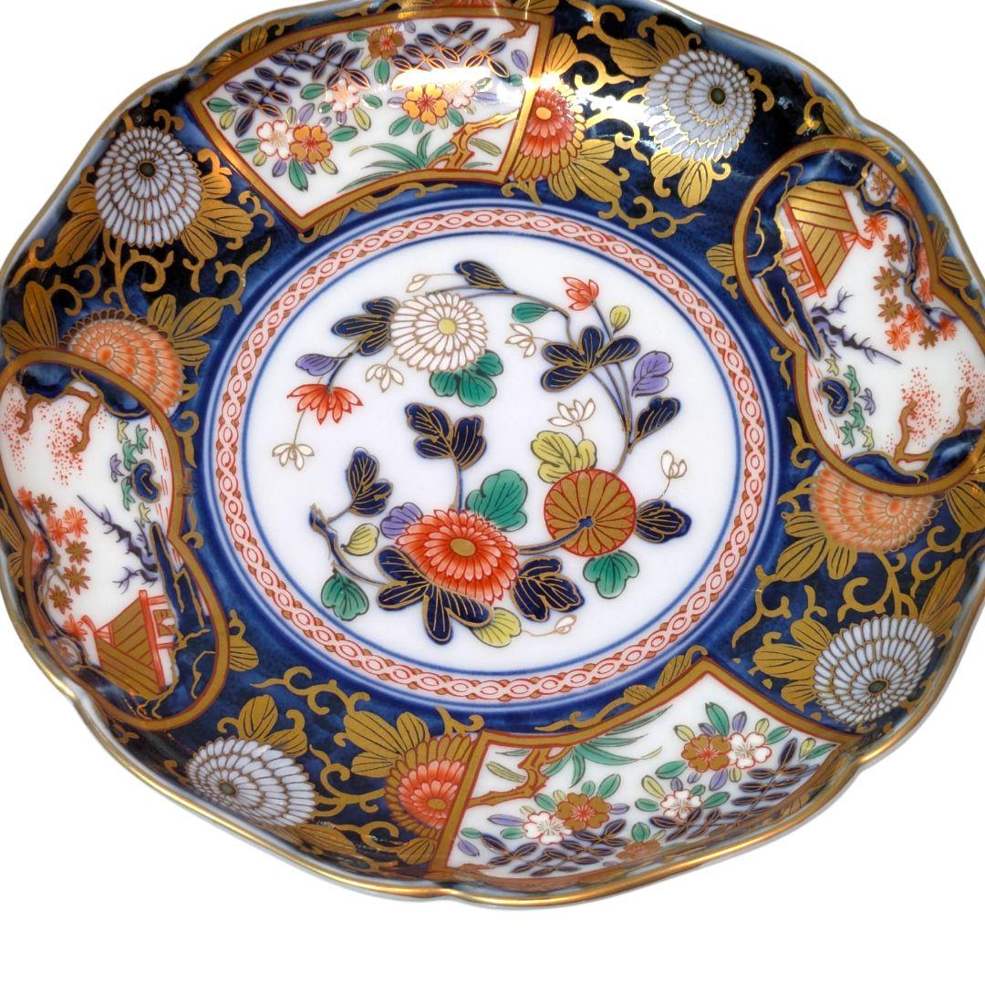 食卓の芸術品。有田焼 其泉 尾形光琳写し 和皿5枚 美品