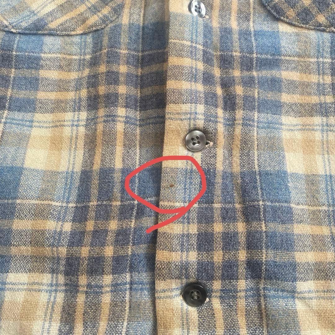 70s Pendleton オープンカラー ウール シャツ ペンドルトン