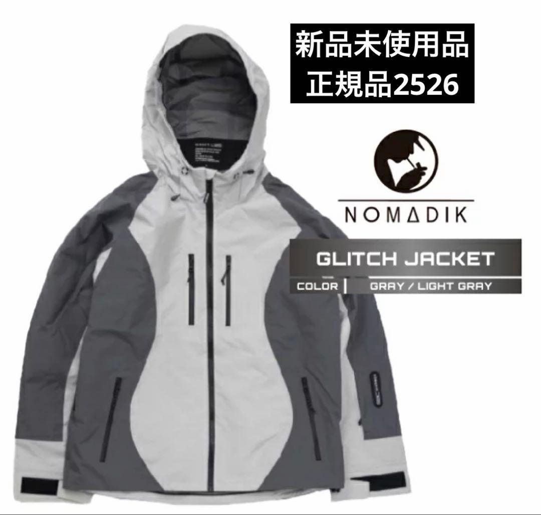 新品 NOMADIK グリッチジャケット　Lサイズ　タグ付送料込み