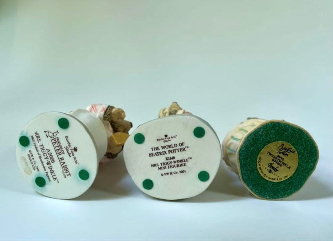 【おまとめ】ボーダーファインアーツ・ピーターラビット　【ティギーおばさん】他3点