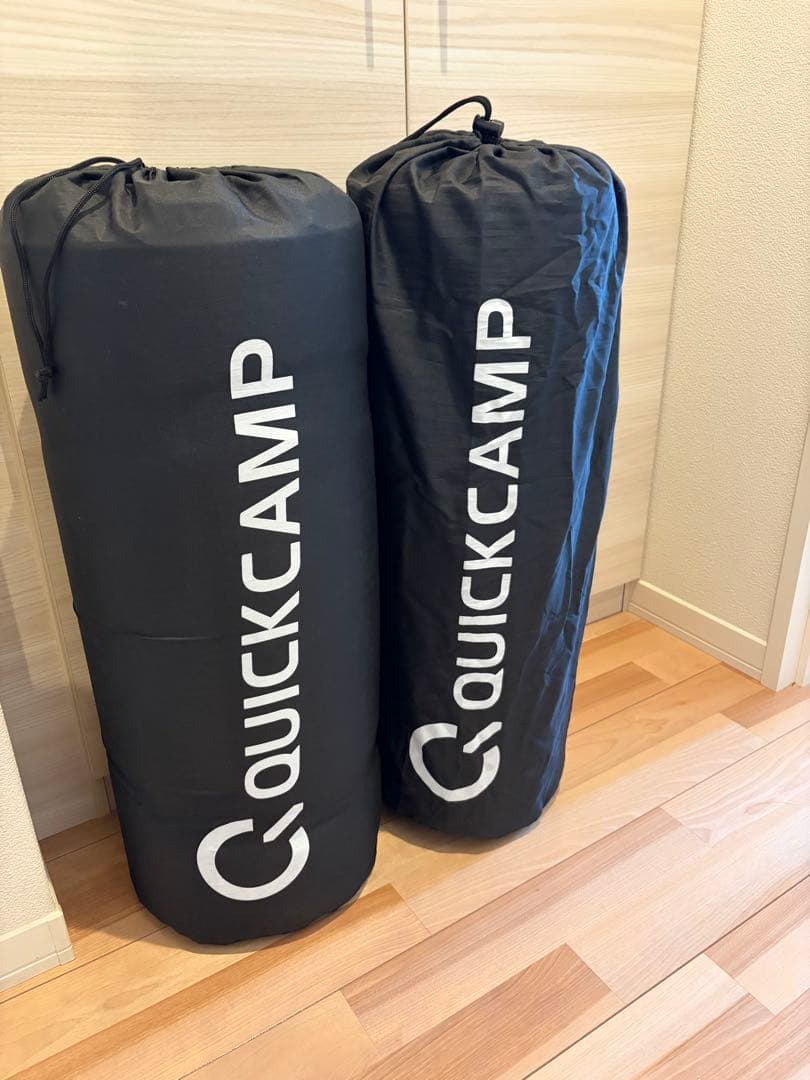 QUICKCAMP インフレータブルマット 8cm シングルサイズ 2枚セット