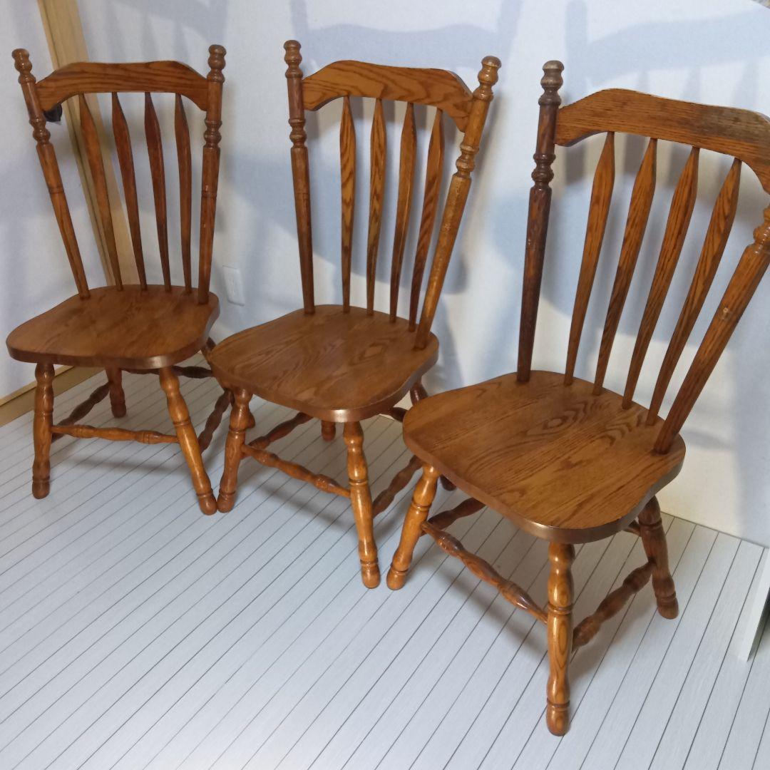 【B】OLD HIPPY WOOD PRODUCTS ビンテージカナダ製　1脚分