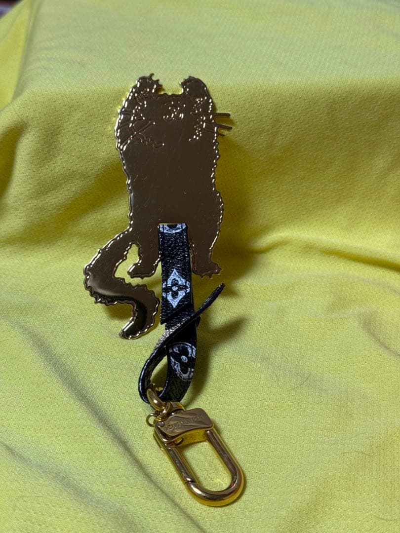 中古ヴィトン　キャットグラム・キーホルダー　MP2284 美品