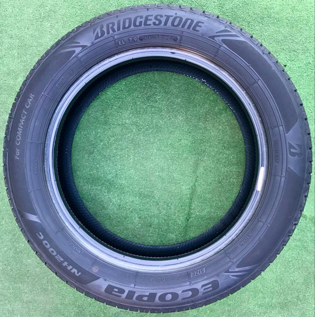 175/60 R15 BRIDGESTONE Ecopiaラジアルタイヤ　24年