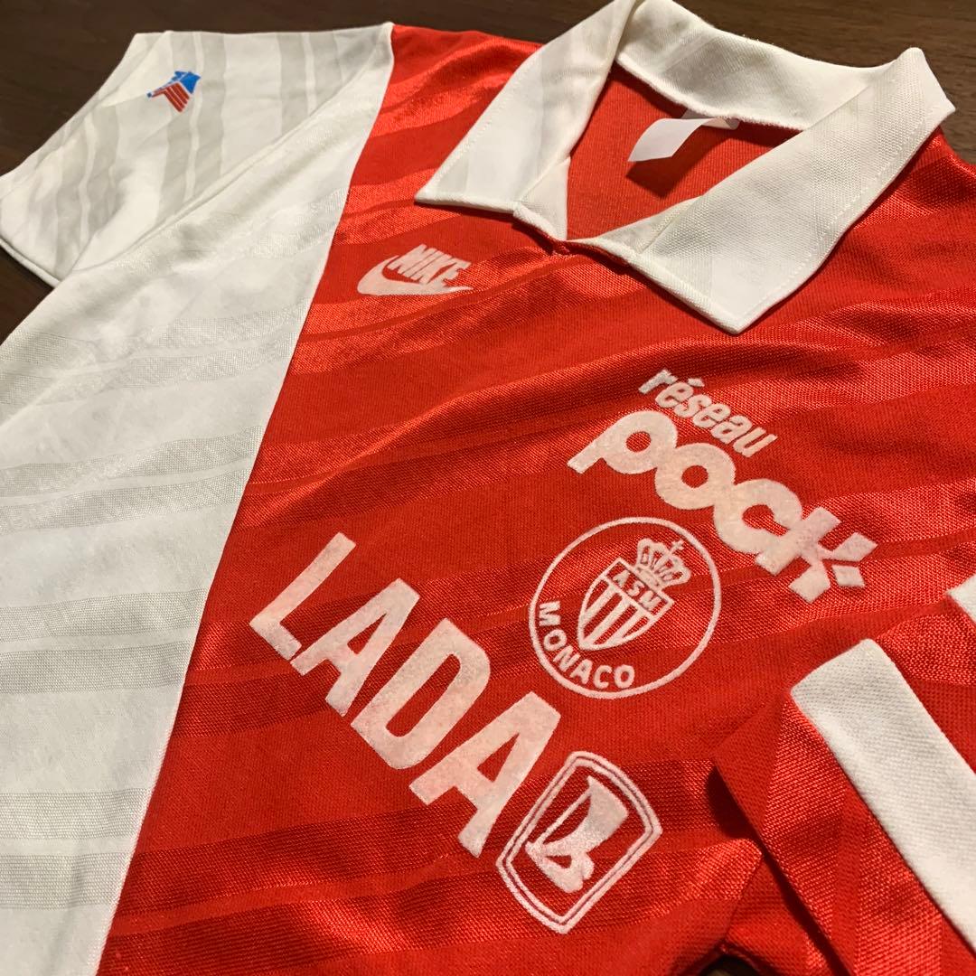 ナイキ ASモナコ 1989/90 ホームシャツ Sサイズ