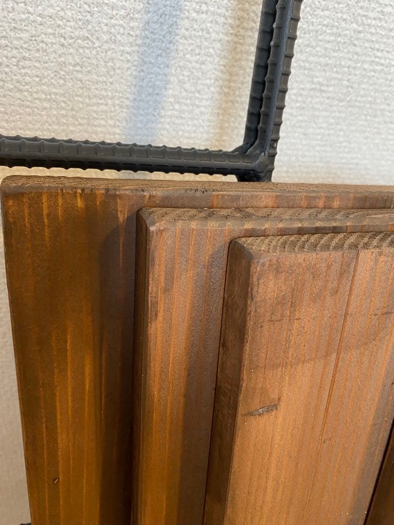 アイアン3段ラック【折りたたみラック】天板付