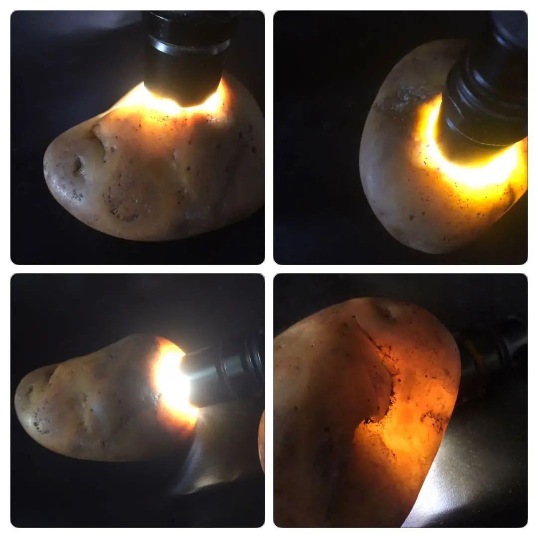 天然の原石 黃龍玉