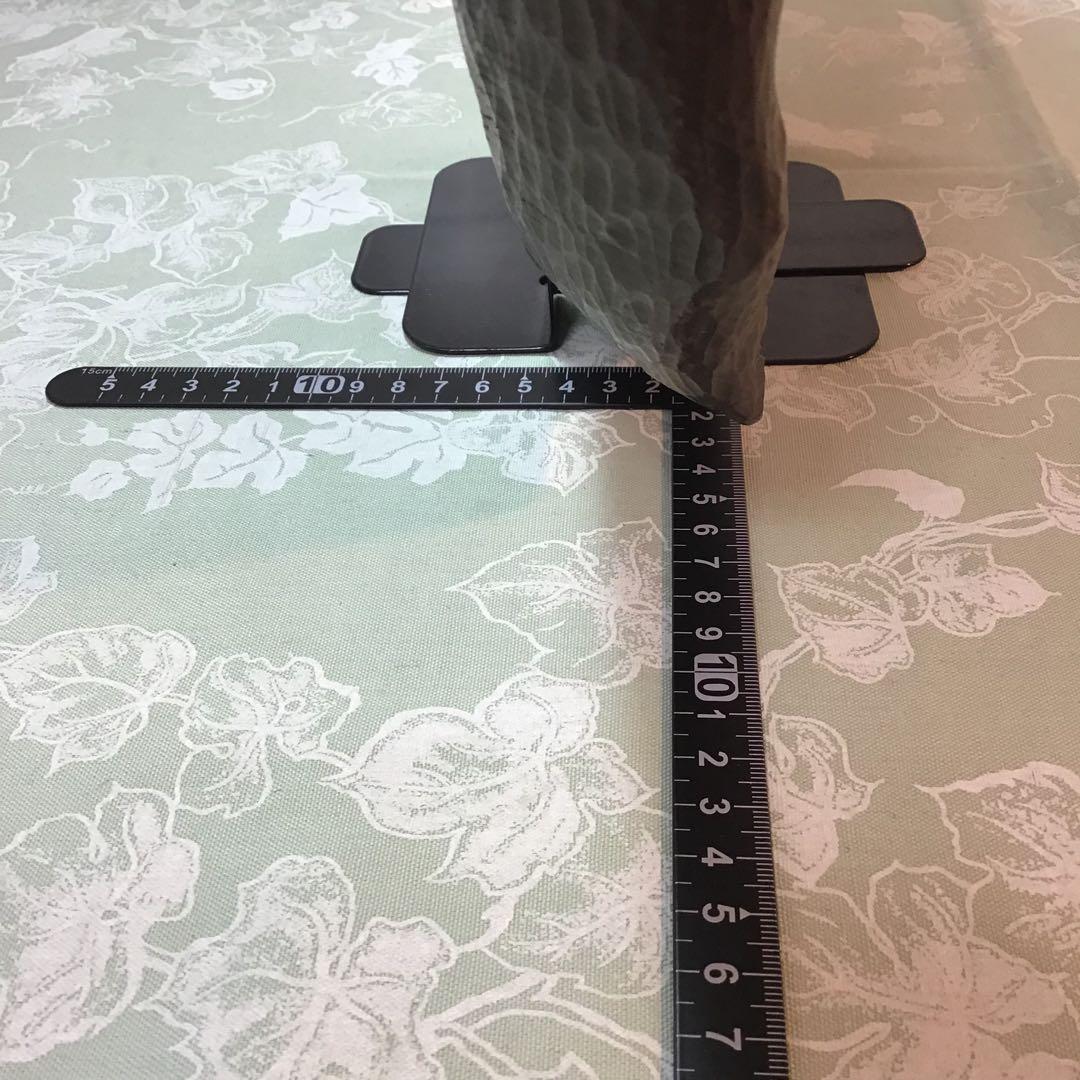 木製トレー　彫刻模様　葉型盆　大皿　木彫蓮の葉？ (120)