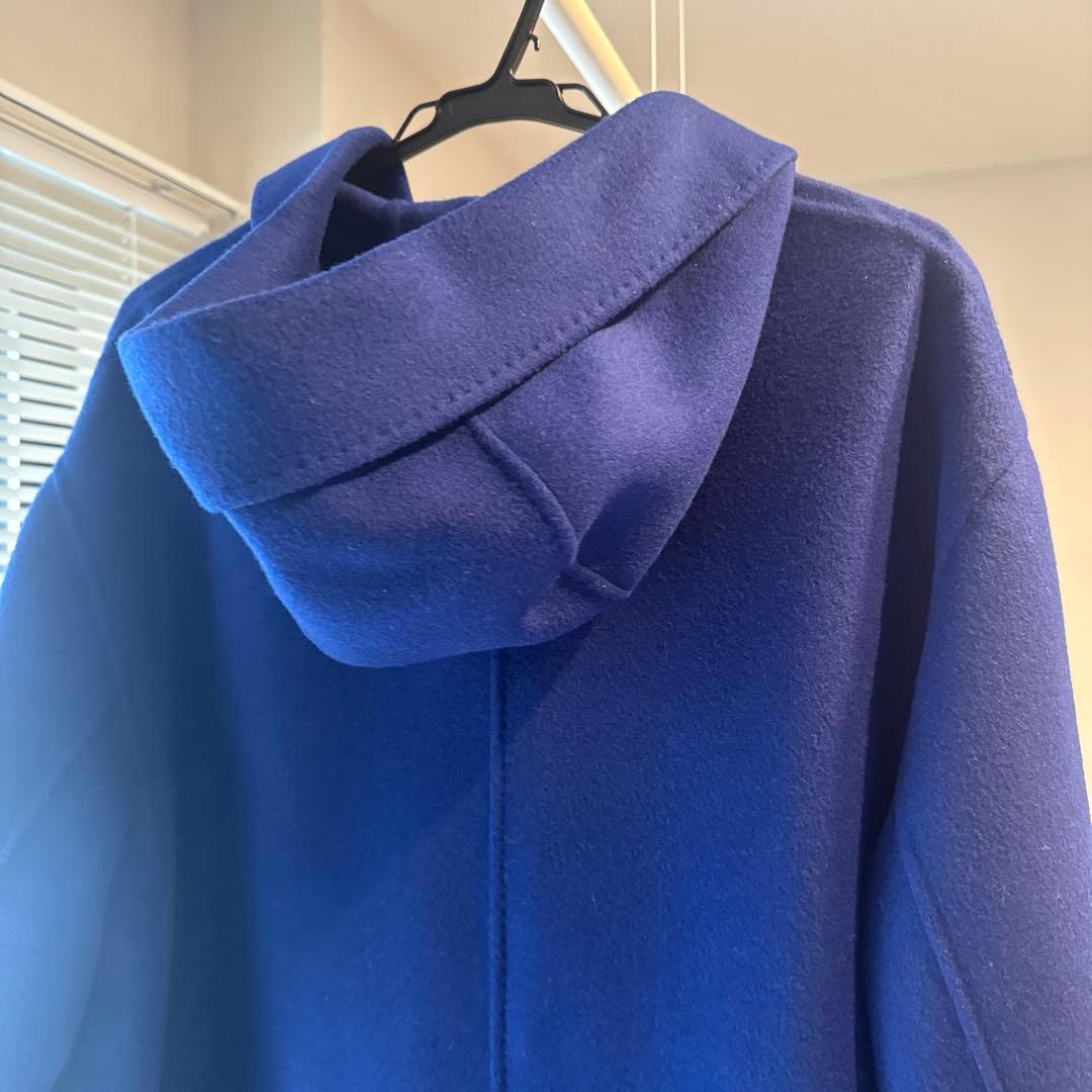 超美品　エブール　ebure ロングコート　36 ブルー