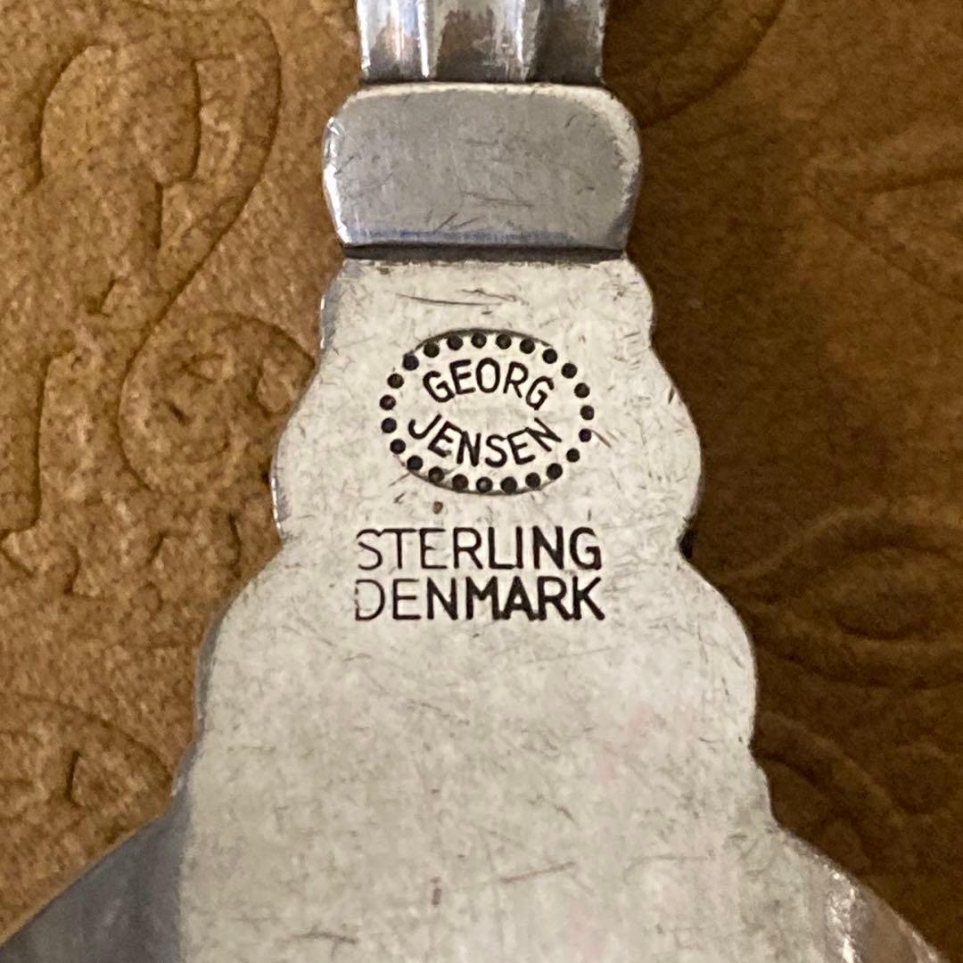 【ジョージジェンセン】純銀/約120g ディナースプーン 2点【エコーン】