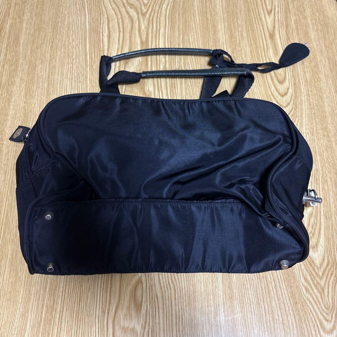 PRADA ブラックナイロン ボストンバッグ