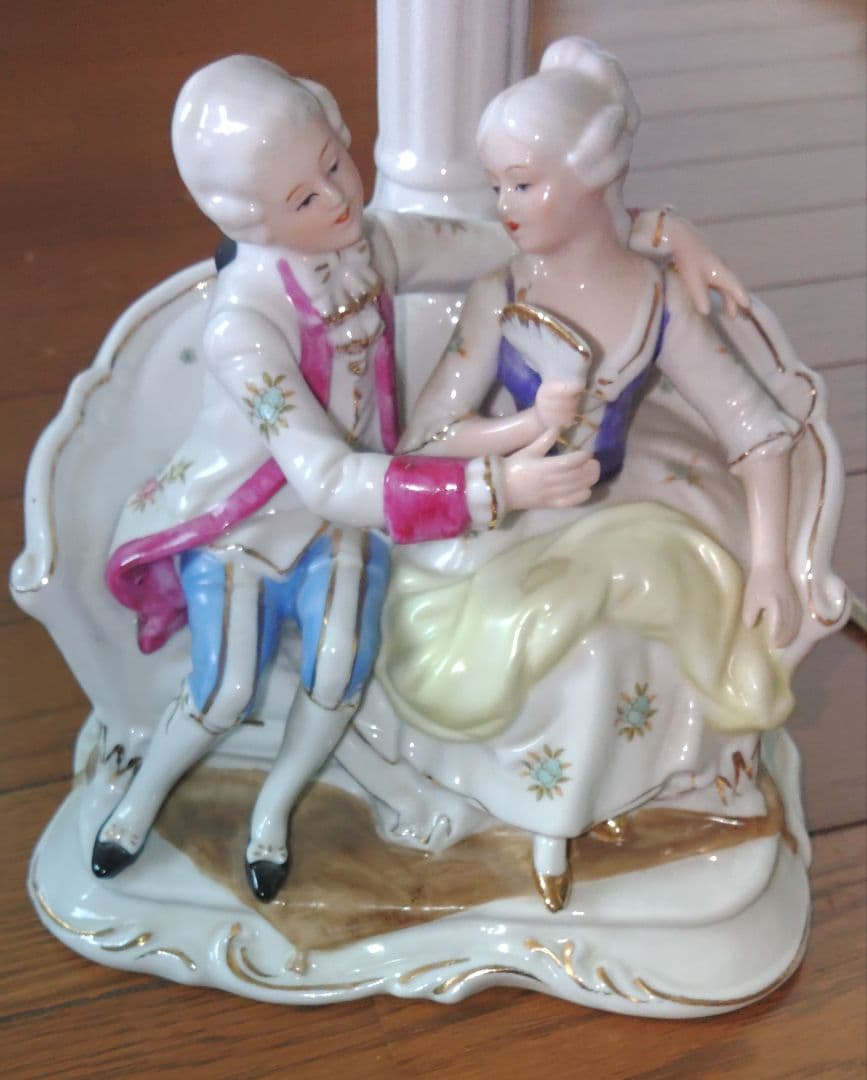 アンティーク調陶器ライト