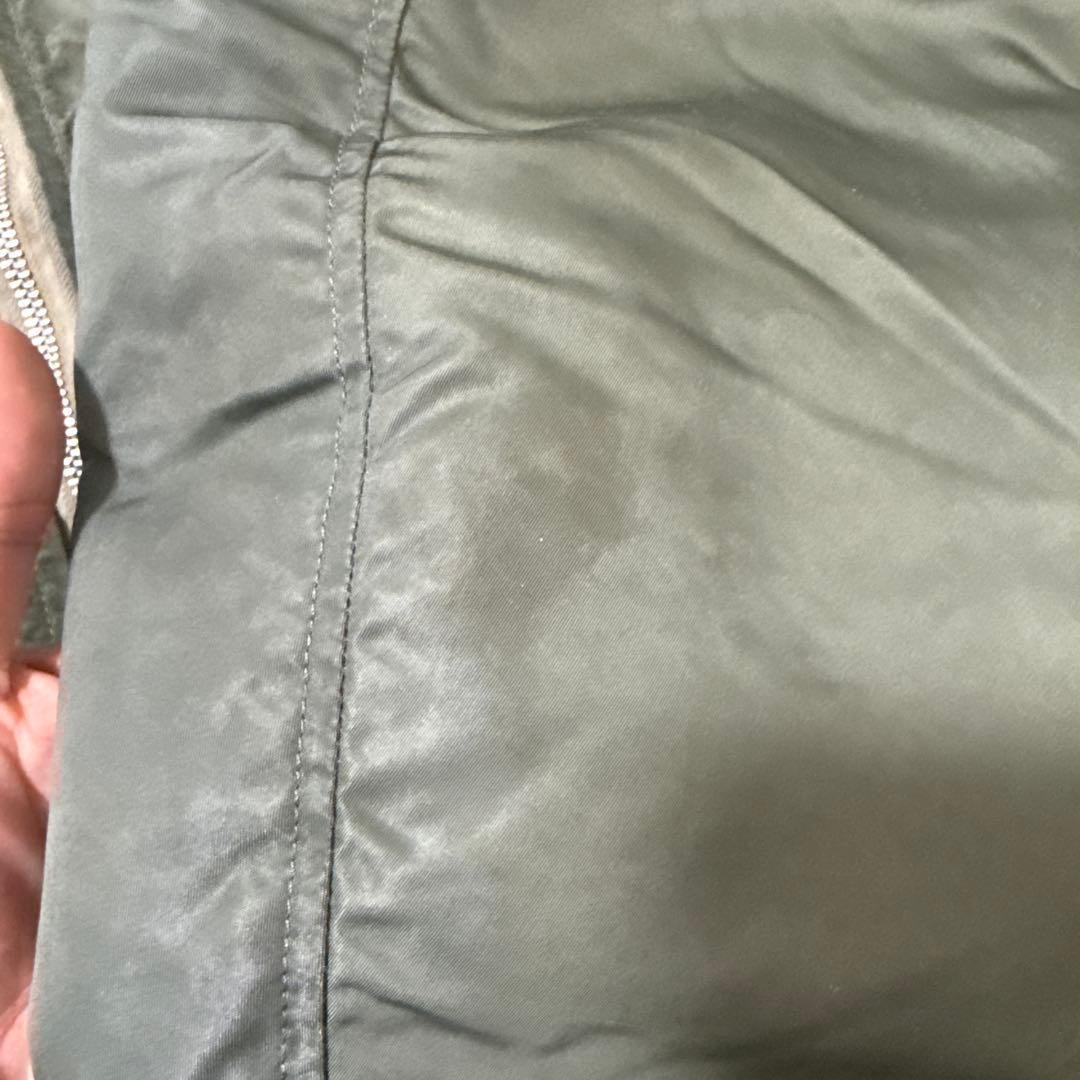 70s L-2B alphaミリタリー フライトジャケット 実物　mediam