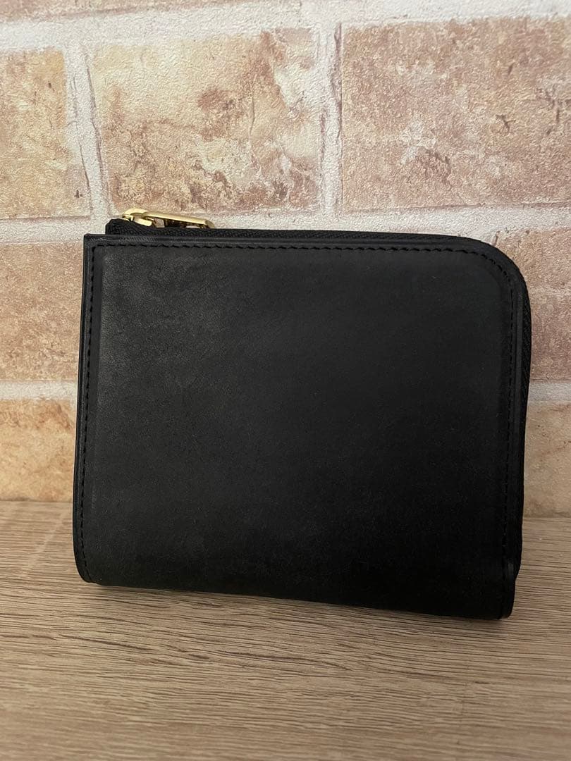 レンマ　L字ラウンドウォレット　ブラック