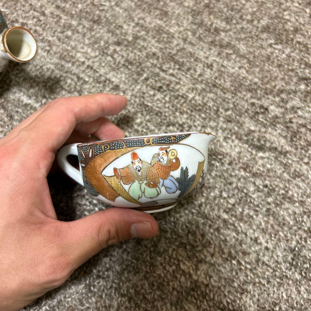 ⑥古九谷焼　茶器セット