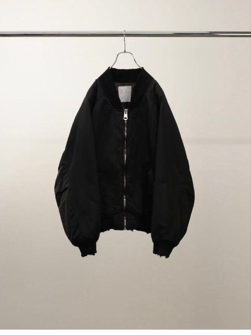 ジャケット・アウター ANCELLM FADED BOMBER JACKET Size1 Black