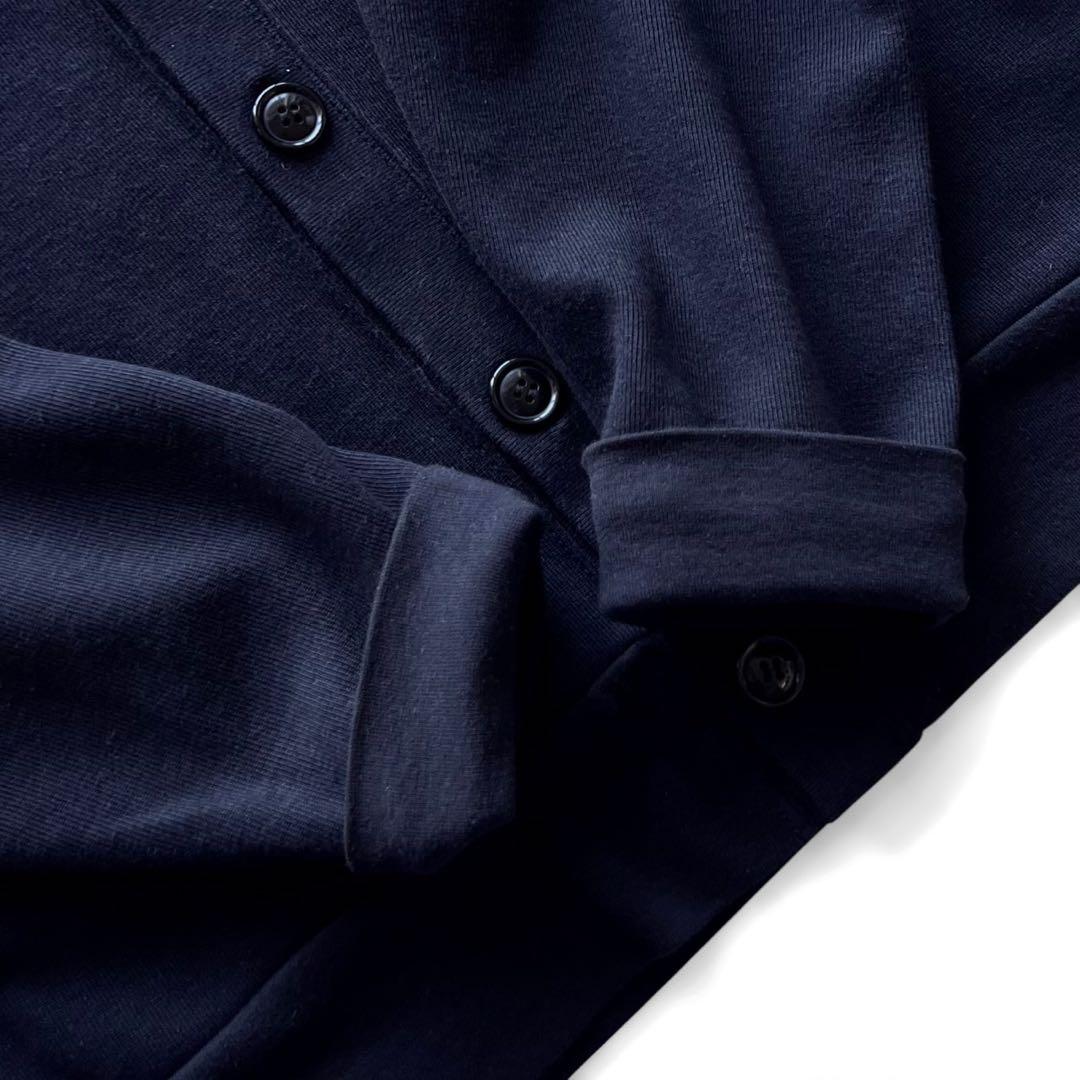 【美品】LAMONDラモンド/WOOL MIX CARDIGANブラック