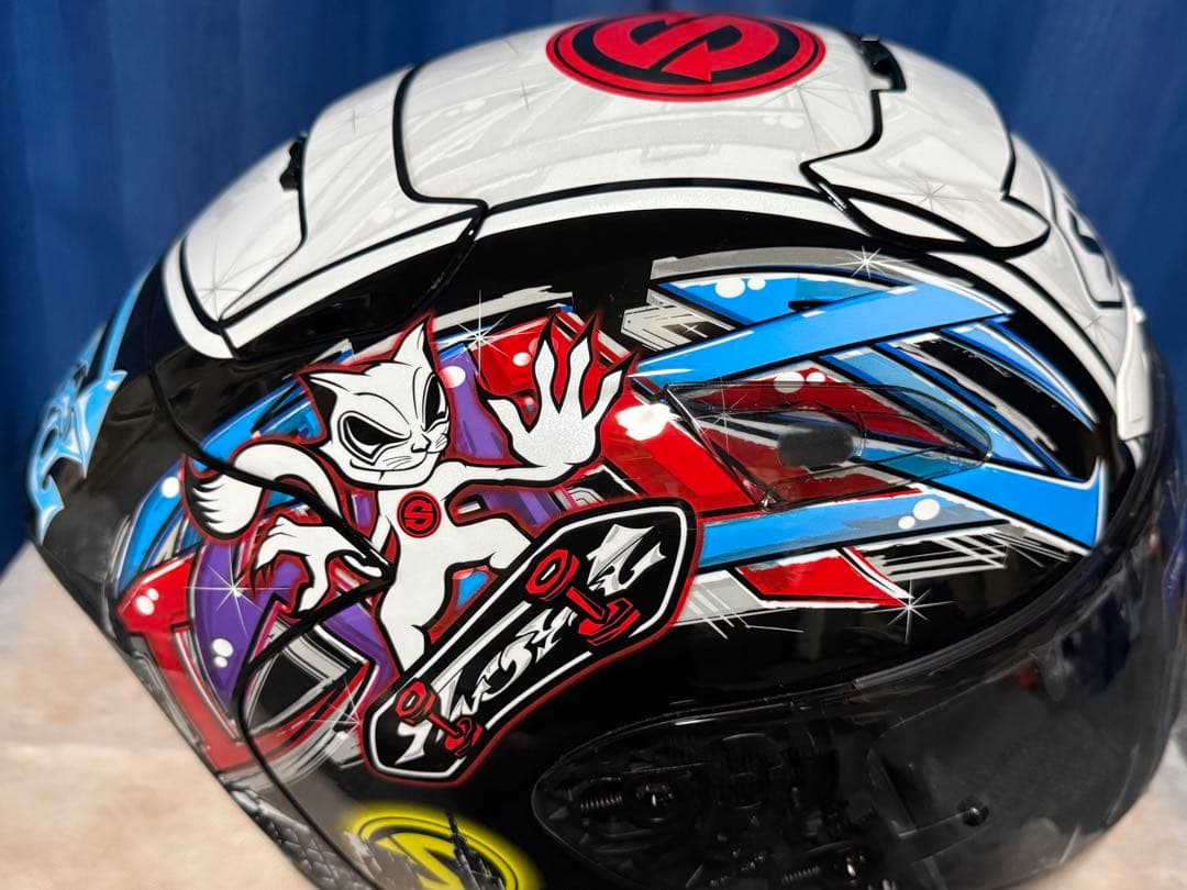 美品 SHOEI X-TWELVE X-12 SHOYA 富沢祥也 ヘルメット