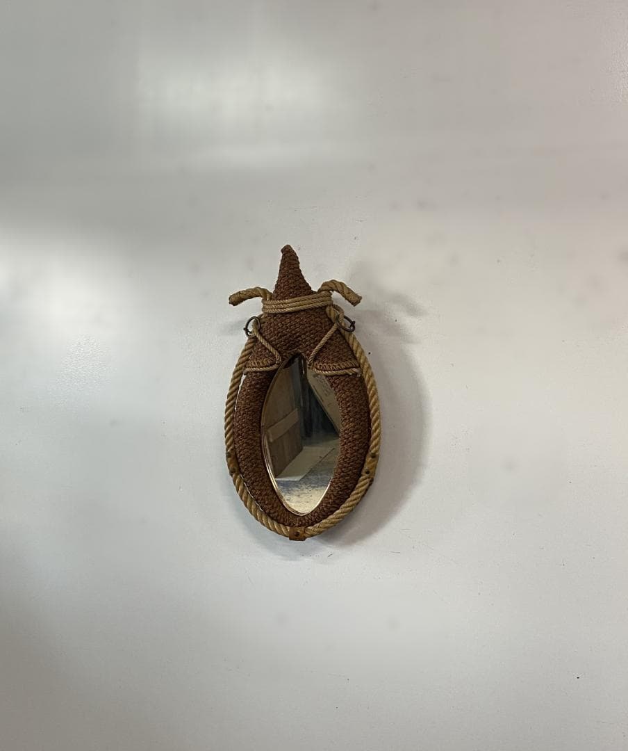 Audoux & Minet Rope Mirror フランス ビンテージ 鏡
