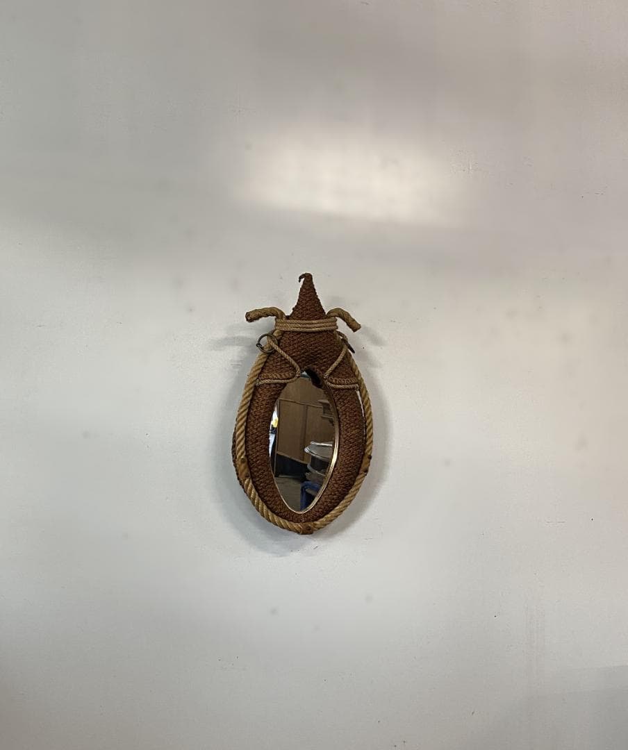 Audoux & Minet Rope Mirror フランス ビンテージ 鏡