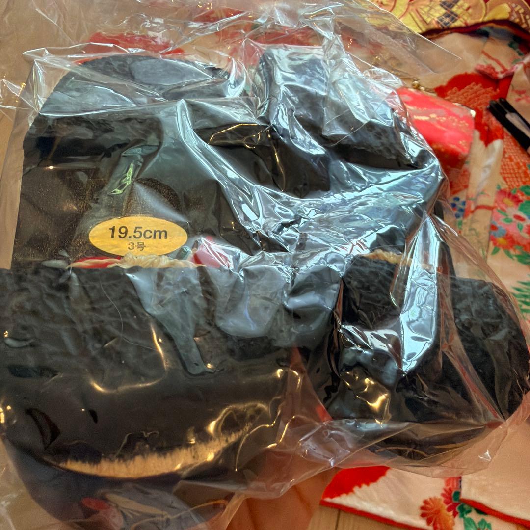 セール★ 七五三【5歳～7歳用】正絹ちりめん振袖セット　草履付き