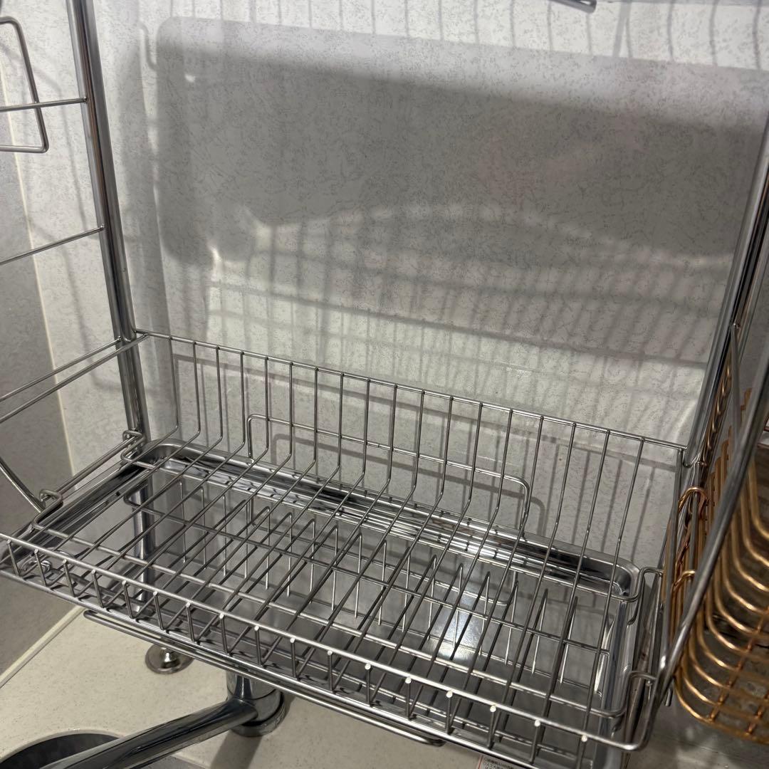 【美品】 燕三条 水切りラック ステンレス フルセット
