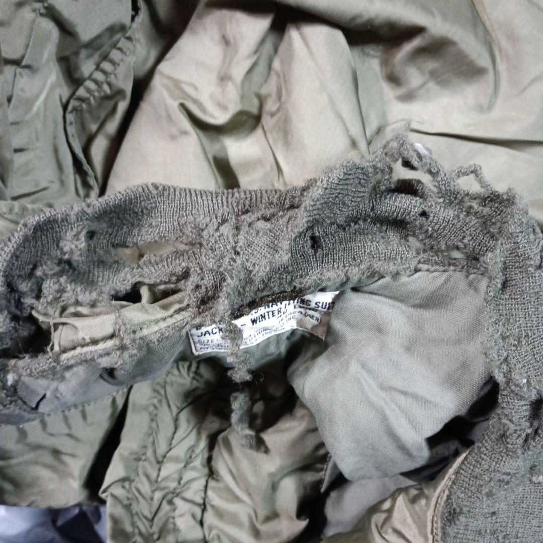 ジャンク品実物米海軍WEPフライトジャケット2着 セット