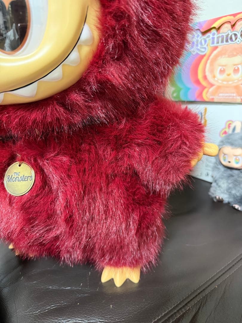 超特大60cmローズレッド天使ジモモ 羽付き ネックレス付き｜スペシャルオーダー