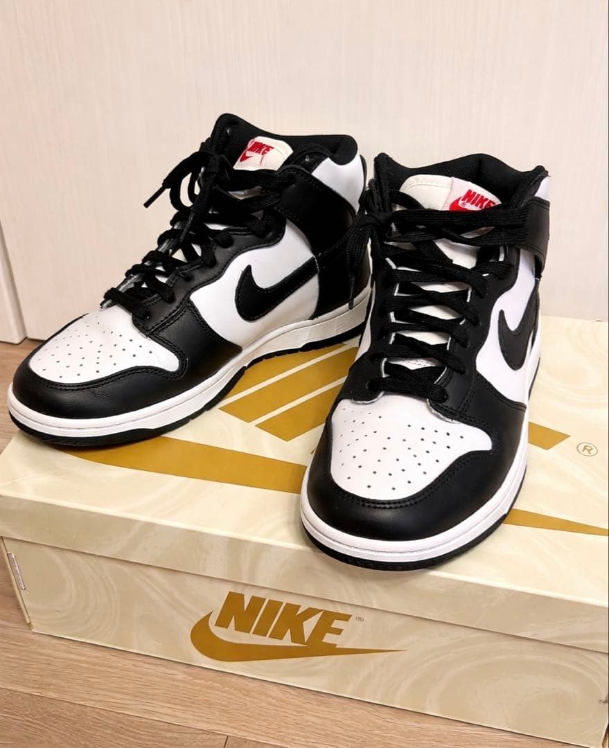 【NIKE完売品】NIKE パンダ ダンク ナイキダンクハイ 24cm