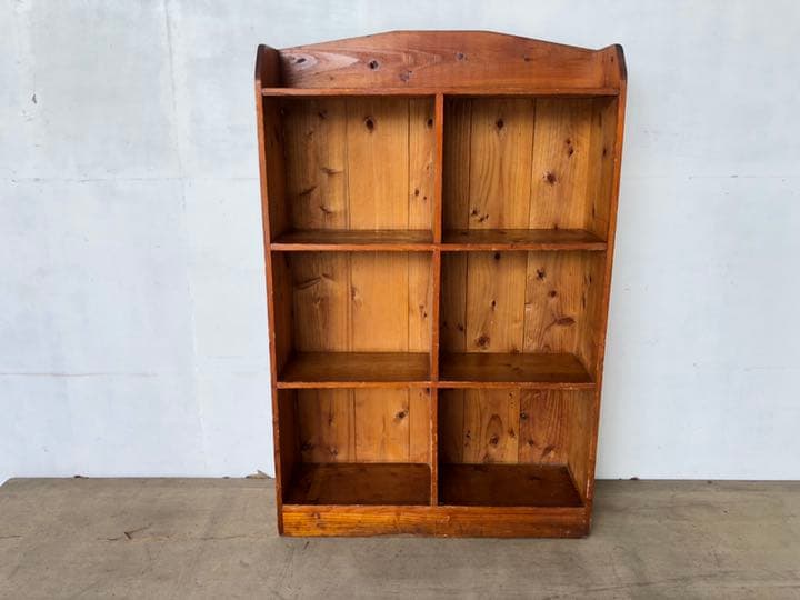 期間限定 送料込!! アンティーク 無垢 木製 ディスプレイ オープン シェルフ