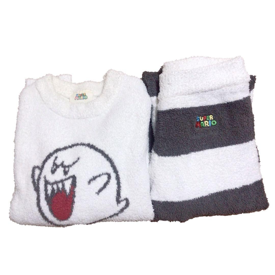 Gelato pique スーパーマリオ テレサ コラボ プルオーバー ズボン