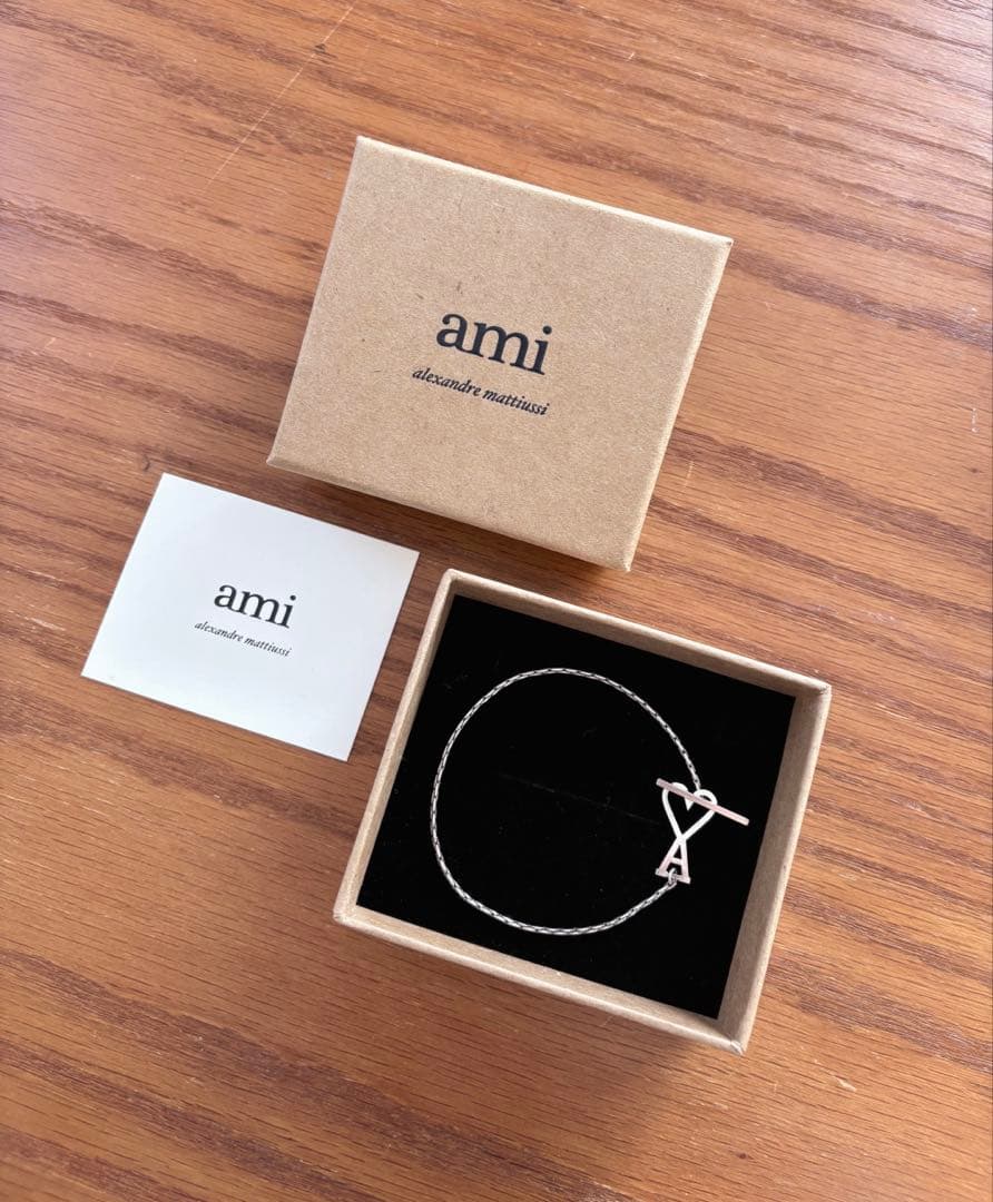 AMIPARISブレスレット　公式　AMI DE COEURチェーンブレスレット