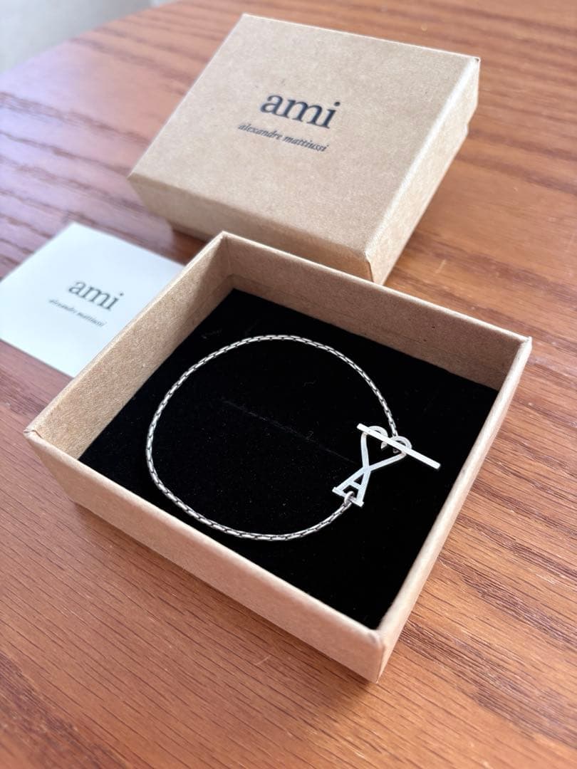 AMIPARISブレスレット　公式　AMI DE COEURチェーンブレスレット
