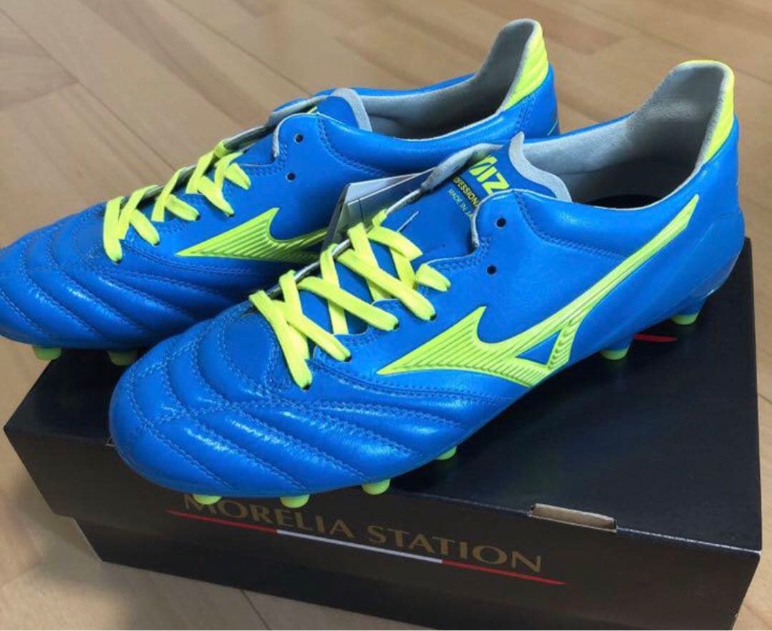 ⭐︎超希少⭐︎ミズノ　モレリア　ネオ2 ブルー×イエロー　限定カラー　25.0cm