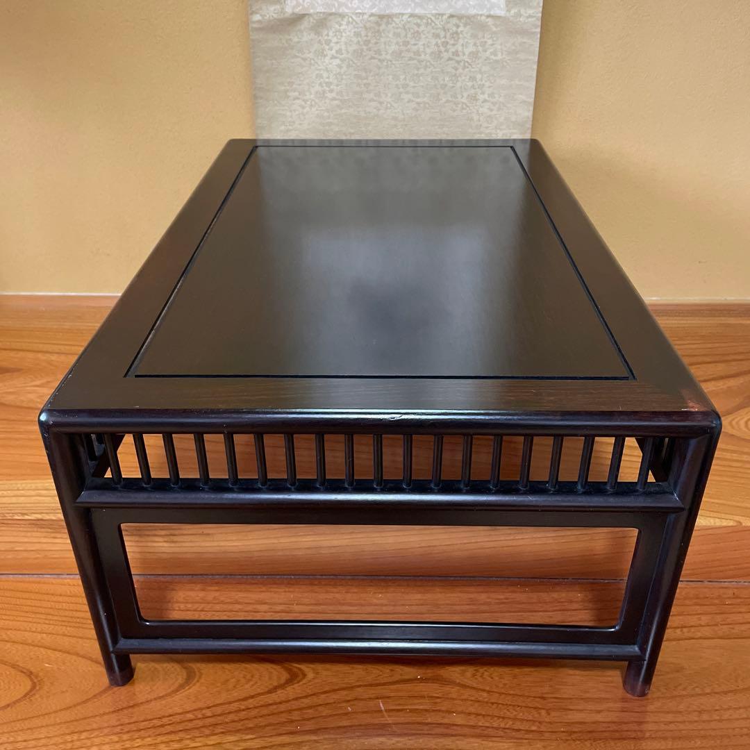 【唐木】[高級] 花台 盆栽台 飾り台 木製 天然木 ビンテージ品