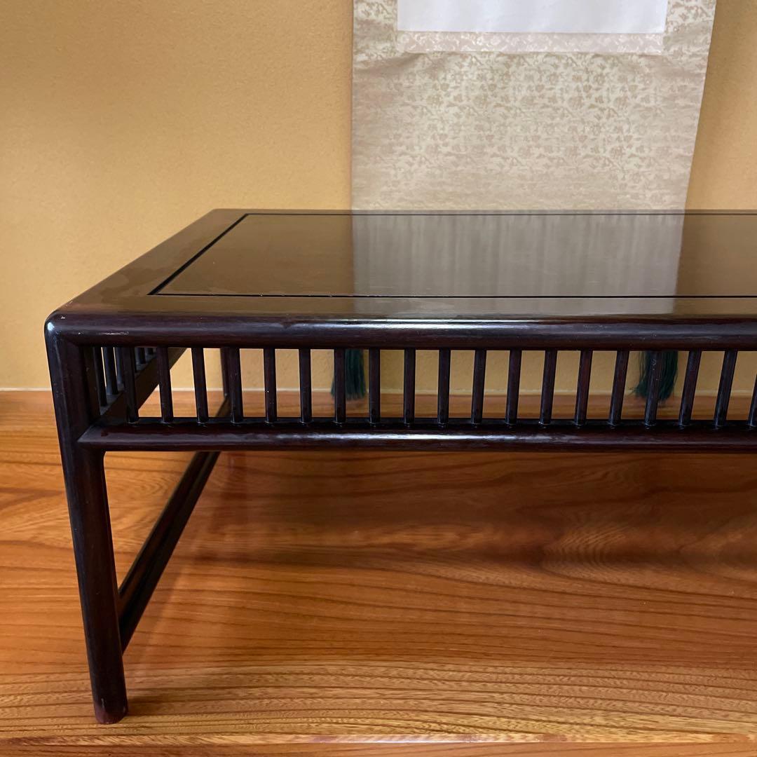 【唐木】[高級] 花台 盆栽台 飾り台 木製 天然木 ビンテージ品