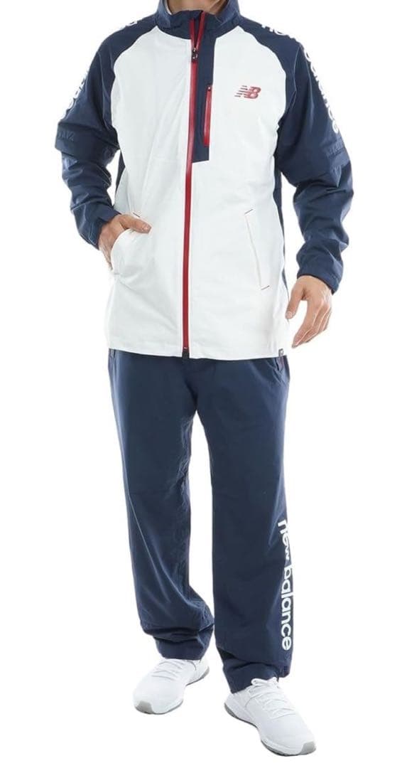 新品正規品ニューバランスゴルフ/6】レインウェア上下セットアップ撥水透湿