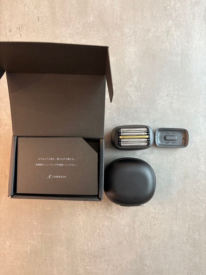 パナソニック ラムダッシュ パームイン　石目調タイプ 5枚刃 マーブルブラック