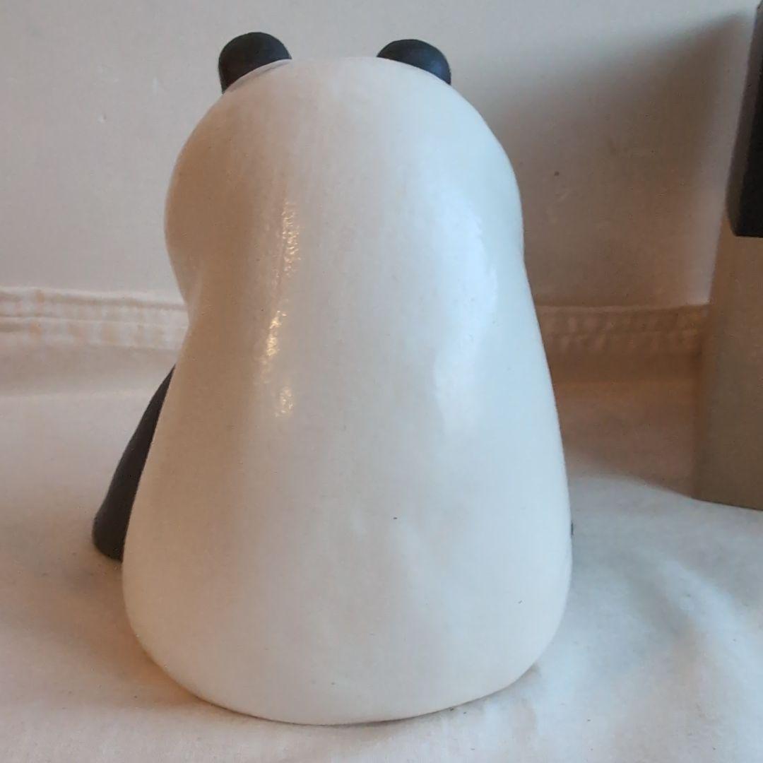 ス*フ様 箱付き！　非売品　未使用　リサラーソン　パンダ　陶器　新潮文庫　yon