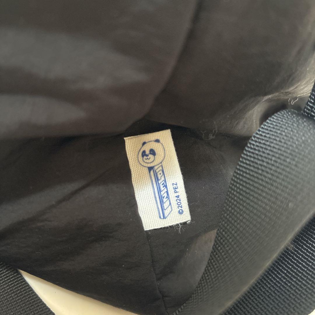 【激レア・完売品】イアパピヨネ PEZ コラボ 2WAY トートバッグ 刺繍 黒