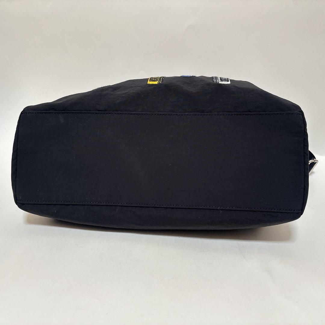 【激レア・完売品】イアパピヨネ PEZ コラボ 2WAY トートバッグ 刺繍 黒