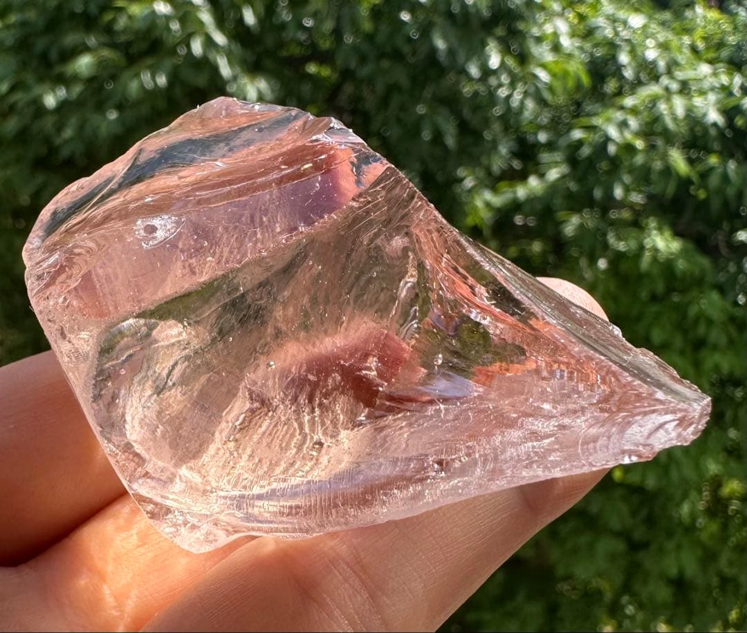 希少シエラネバダ産アンダラクリスタル　ピンク　高次元ヒーリング　瞑想ヨガ