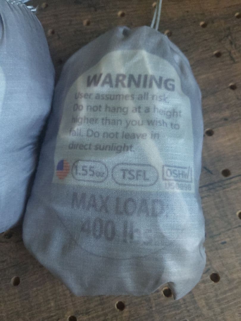 ハミングバードハンモックシングル、ツリーストラップセット